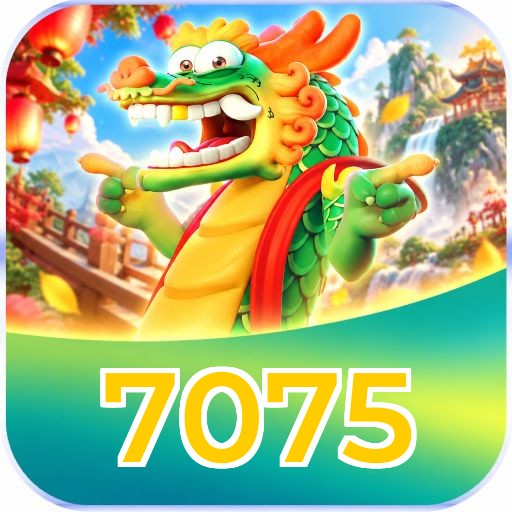 Interface da plataforma 7075 mostrando slots populares e bônus de boas-vindas